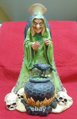 Jim Shore Disney Traditions Wicked Snow White Evil Two-sided Witch Figurine