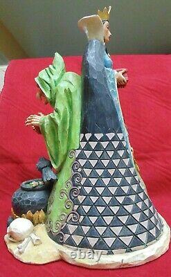 Jim Shore Disney Traditions Wicked Snow White Evil Two-sided Witch Figurine