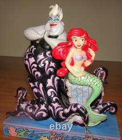 Jim Shore Disney Traditions Wicked Wishful (6010094) Little Mermaid Ariel Ursula