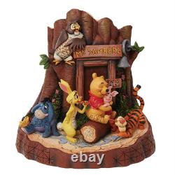Jim Shore Disney Traditions Winnie The Pooh Carved by Heart Figurine 6010879 NEW