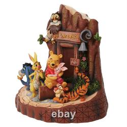 Jim Shore Disney Traditions Winnie The Pooh Carved by Heart Figurine 6010879 NEW