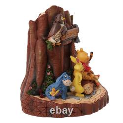 Jim Shore Disney Traditions Winnie The Pooh Carved by Heart Figurine 6010879 NEW