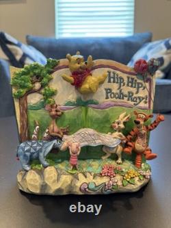 Jim Shore Disney Traditions Winnie The Pooh Hip, Hip, Pooh-Ray! #4046053