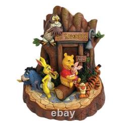 Jim Shore Disney Traditions Winnie the Pooh Carved by Heart Figurine 6010879