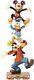 Jim Shore Disney Traditions By Enesco Goofy, Donald And Mickey Stacked Figurine