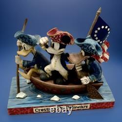 Jim Shore Disney? Unstoppable Heroes? Mickey Donald Crossing Delaware 4004045