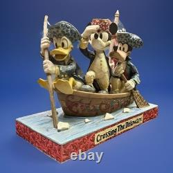 Jim Shore Disney? Unstoppable Heroes? Mickey Donald Crossing Delaware 4004045