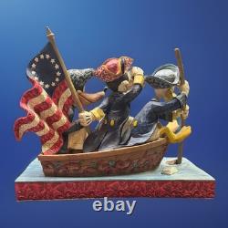 Jim Shore Disney? Unstoppable Heroes? Mickey Donald Crossing Delaware 4004045