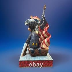 Jim Shore Disney? Unstoppable Heroes? Mickey Donald Crossing Delaware 4004045