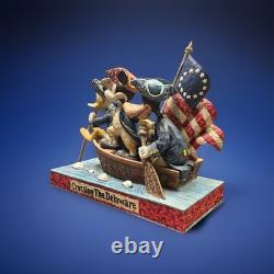Jim Shore Disney? Unstoppable Heroes? Mickey Donald Crossing Delaware 4004045
