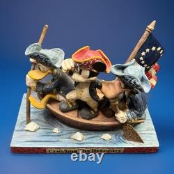 Jim Shore Disney? Unstoppable Heroes? Mickey Donald Crossing Delaware 4004045