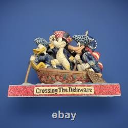 Jim Shore Disney? Unstoppable Heroes? Mickey Donald Crossing Delaware 4004045