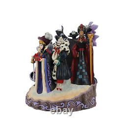 Jim Shore Disney VILLAINS Carved by Heart 6010880 Mischief Malice and Mayhem