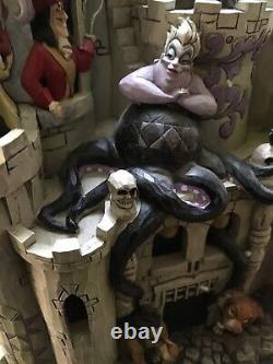 Jim Shore Disney Villains Tower Of Fright. Extremely Rare. Htf