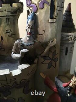 Jim Shore Disney Villains Tower Of Fright. Extremely Rare. Htf