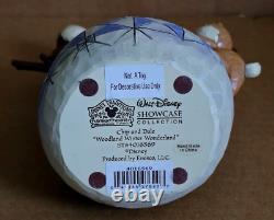 Jim Shore Disney Woodland Winter Wonderland Chip and Dale Snowman 4016569
