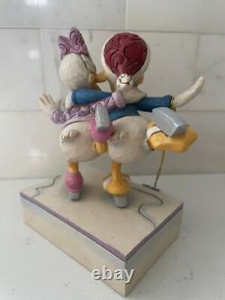 Jim Shore Donald Daisy Duck Pairs Ice Skating 4033269 Disney Traditions Enesco