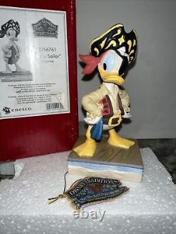 Jim Shore Donald Duck Salty Sailor 4056761 Rare Pirate RARE MIB