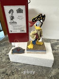 Jim Shore Donald Duck Salty Sailor 4056761 Rare Pirate RARE MIB
