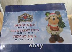 Jim Shore Enesco DIsney Traditions Old St Mick 17 Large Mickey Mouse NEW