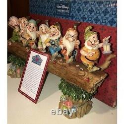 Jim Shore Enesco Disney Traditions 7 Dwarfs. No music. With original box