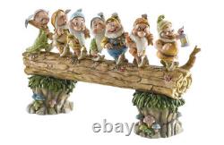 Jim Shore Enesco Disney Traditions Homeward Bound 7 Dwarfs Homeward Bound Log