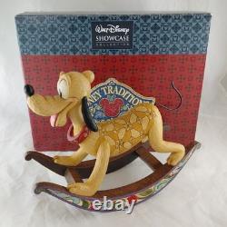 Jim Shore Faithful Friend PLUTO Rocking Horse Enesco Disney Tradition Showcase
