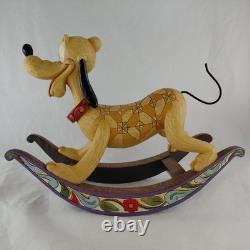 Jim Shore Faithful Friend PLUTO Rocking Horse Enesco Disney Tradition Showcase
