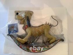 Jim Shore Faithful Friend Pluto Dog Rocking Horse Enesco Walt Disney Traditions