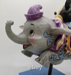 Jim Shore Flying Dumbo Ride Disney Traditions Elephant Mickey Mouse Retired