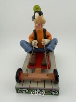 Jim Shore Goofy Go Cart Disney Traditions Life in the Slow Lane Enesco Figurine