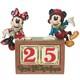 Jim Shore Mickey Minnie Christmas Countdown Calendar Disney Traditions Figurine
