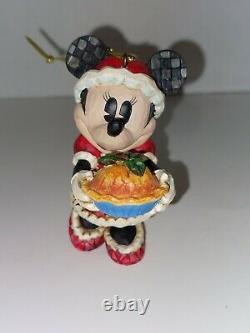 Jim Shore Mickey & Minnie With Stands Showcase Collection Disney Traditions