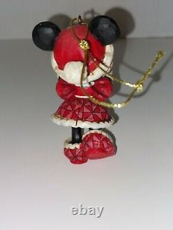 Jim Shore Mickey & Minnie With Stands Showcase Collection Disney Traditions