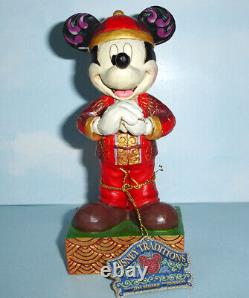 Jim Shore Mickey Mouse Greetings From China Disney Traditions 4046050 Enesco New