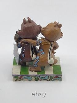 Jim Shore Nutty Buddies Chip & Dale Chipmunks Figurine Disney Traditions Enesco