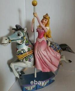 Jim Shore Princess Of Beauty Aurora Sleeping Beauty Carousel Figurine Disney