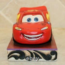 Jim Shore RARE Disney Cars Lightning McQueen Ka Chow 4023567