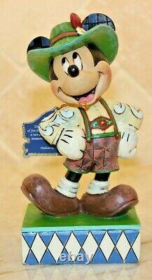 Jim Shore RARE Disney Mickey Mouse Around the World Greeting Germany 4043633 NIB