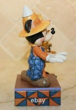 Jim Shore RARE Mickey & Minnie Mouse Halloween Countdown to Candy 4057948 NIB