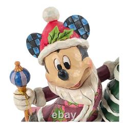 Jim Shore SIGNED Disney Traditions Mickey Jolly Ol' St. Mick Enesco New #6002831
