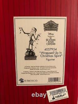 Jim Shore Signed Disney Traditions Wrapped Up In Christmas Spirit 4057954 Auto