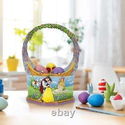 Jim Shore Snow White Easter Basket Figurine with Eggs Disney Traditions 6010105