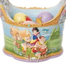 Jim Shore Snow White Easter Basket Figurine with Eggs Disney Traditions 6010105