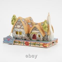 Jim Shore Snow White Enchanted Cottage Light Up Figurine #4031495 NEW RARE WORKS