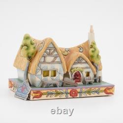Jim Shore Snow White Enchanted Cottage Light Up Figurine #4031495 NEW RARE WORKS
