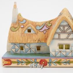 Jim Shore Snow White Enchanted Cottage Light Up Figurine #4031495 NEW RARE WORKS