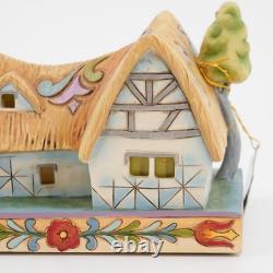 Jim Shore Snow White Enchanted Cottage Light Up Figurine #4031495 NEW RARE WORKS