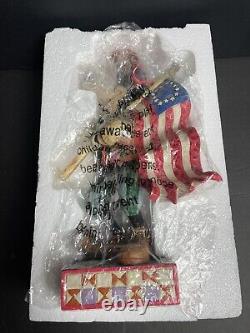 Jim Shore Stars and Stripes of Freedom Enesco Disney Traditions 4004046 goofy