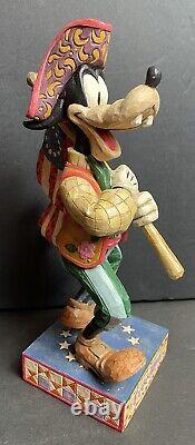 Jim Shore Stars and Stripes of Freedom Enesco Disney Traditions 4004046 goofy